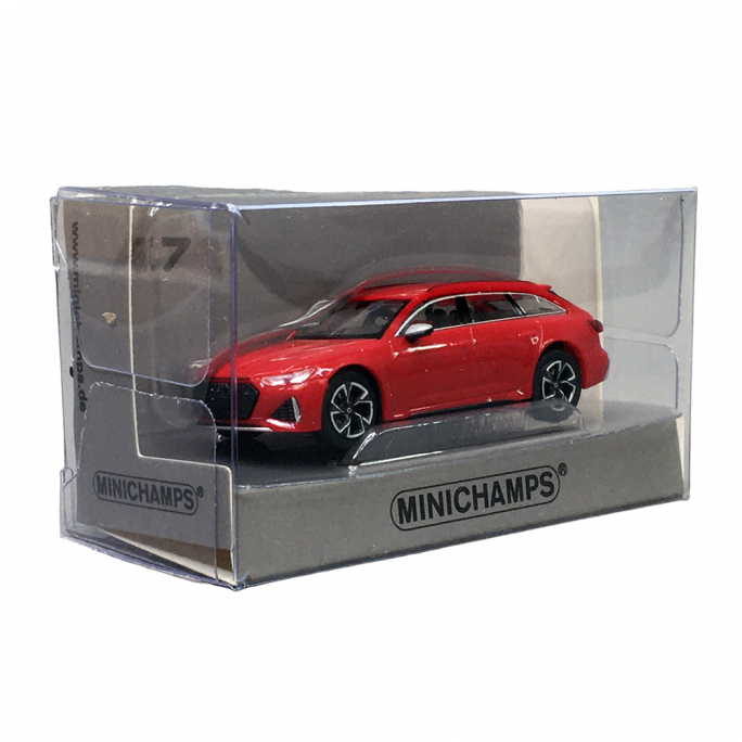 Audi RS6 Avant 2019, Rouge - Minichamps 870010010 - HO 1/87