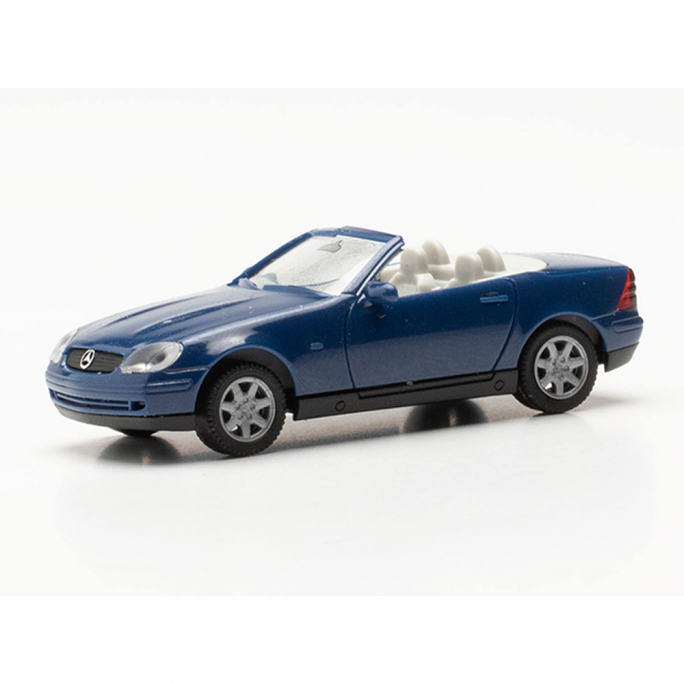 Mercedes benz SLK roadster MINIKIT, bleu - Herpa 012188007 - HO 1/87