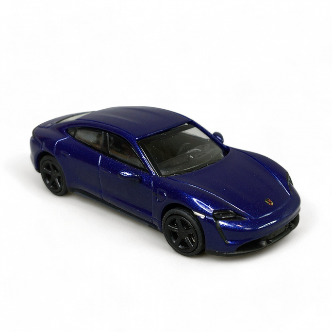 Porsche Taycan Turbo S, Bleu - Minichamps 870068401 - HO 1/87