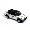 Fiat 131 Abarth n°6, Blanc et noir - Brekina 22660 - HO 1/87