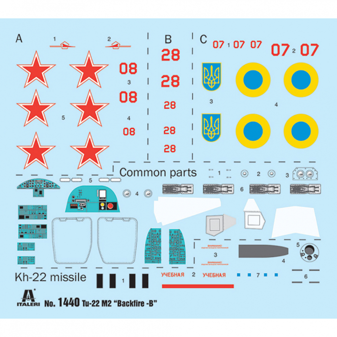 Tu-22M2 Backfire-B - ITALERI 1440 - 1/72