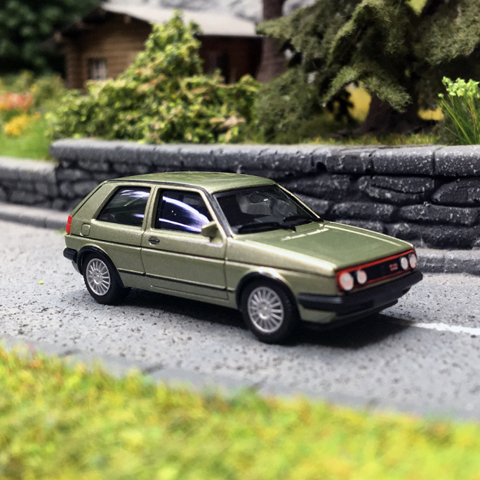 Volkswagen Golf II GTI, Vert - Herpa 430838-003 - HO 1/87