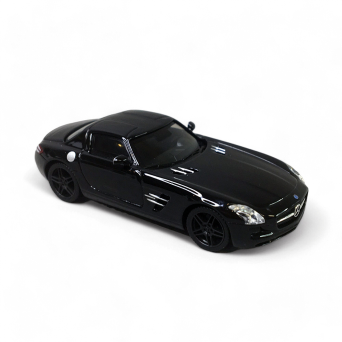 Mercedes Benz SLS AMG, Noir - Herpa 420501-002 - HO 1/87