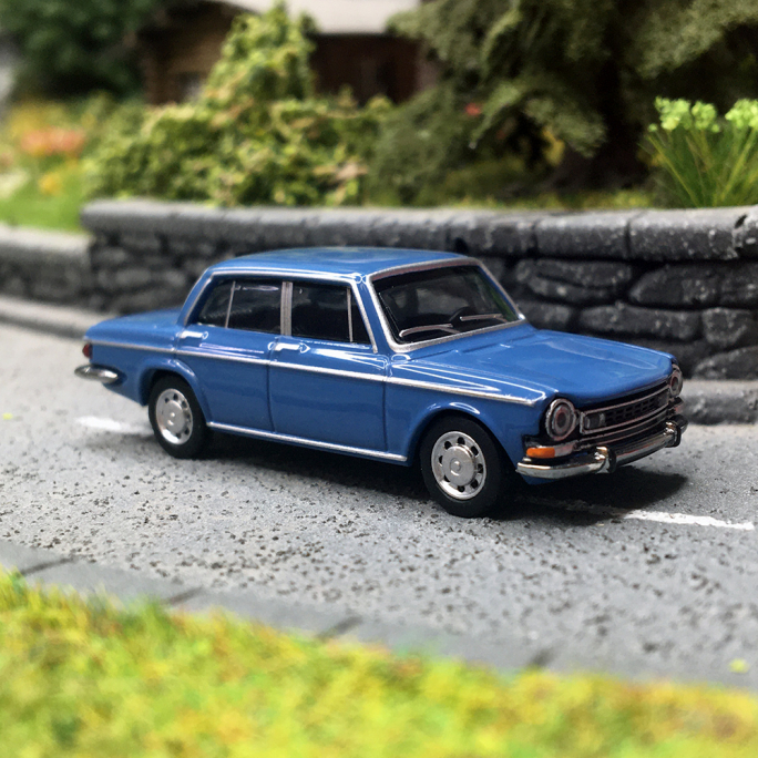 Simca 1301, Bleu - Herpa 420464-003 - HO 1/87