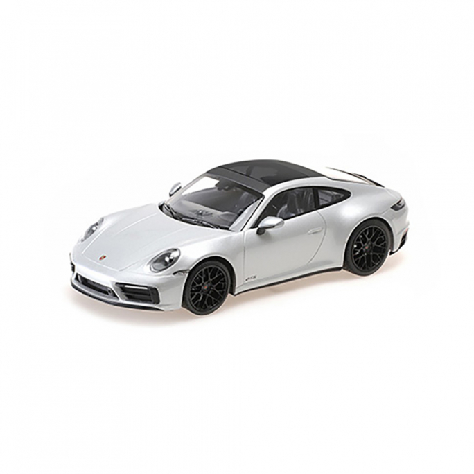 Porsche 911 Carrera 4 GTS Argent 2020 - MINICHAMPS 155063104 - 1/18