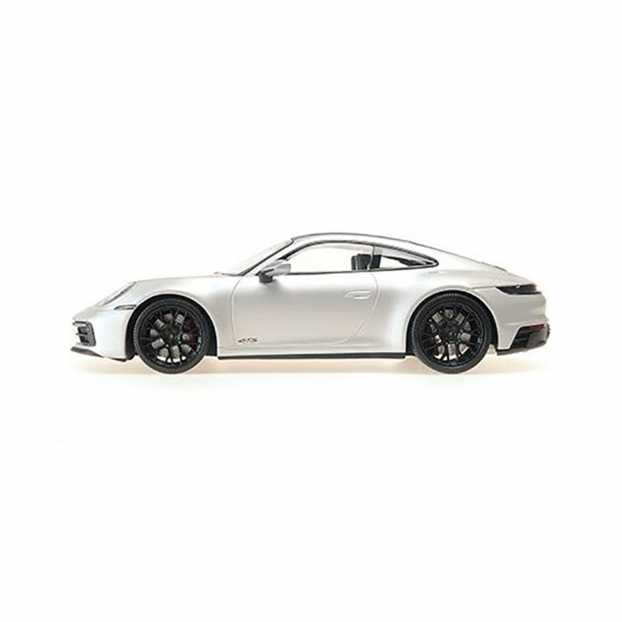 Porsche 911 Carrera 4 GTS Argent 2020 - MINICHAMPS 155063104 - 1/18