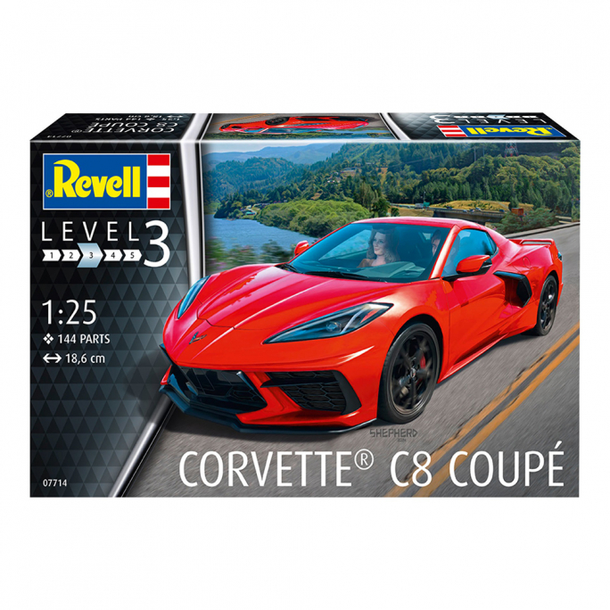 Corvette C8 Coupé - REVELL 07714 - 1/25