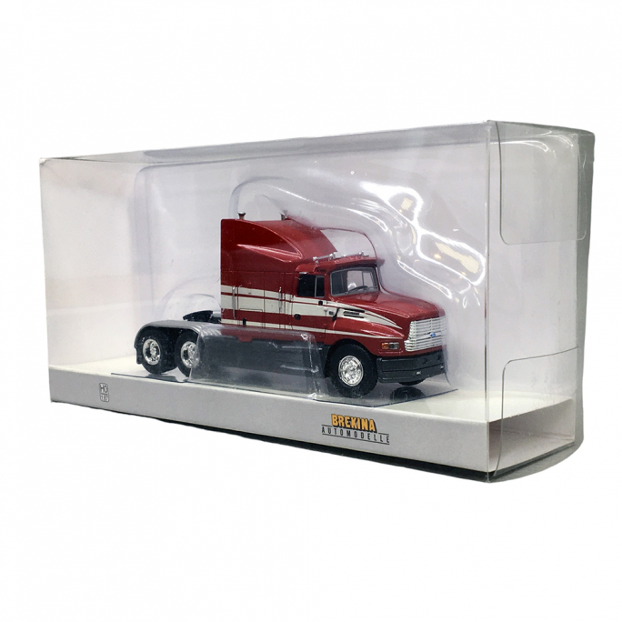 Camion, Ford Aeromax, Rouge Vif & Blanc - Brekina 85900 - HO 1/87