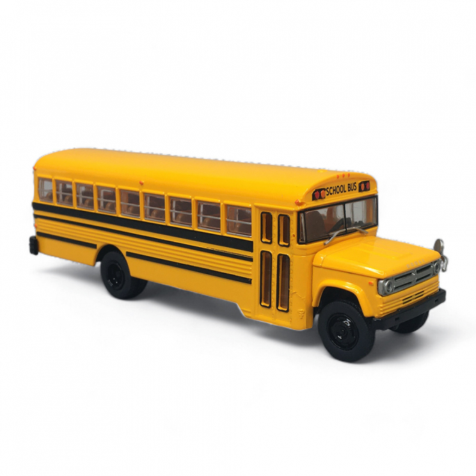 Bus, Dodge S 600, Jaune Orange - Brekina 61330 - HO 1/87