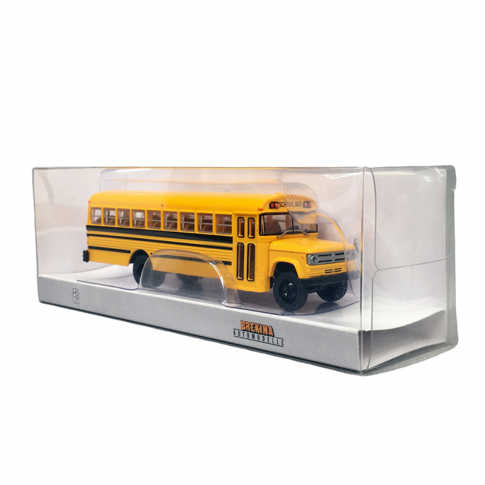 Bus, Dodge S 600, Jaune Orange - Brekina 61330 - HO 1/87