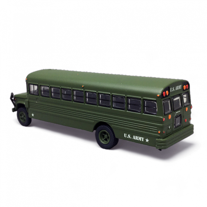 Bus, Dodge S 600 US Army, Vert - Brekina 61331 - HO 1/87