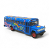 Bus, Dodge S 600 Hippie, Bleu Vif & Coloré - Brekina 61334 - HO 1/87