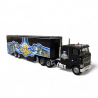 Camion, Ford CLT 9000 Semi Remorque Cirque Krone, Noir - Brekina 85860 - HO 1/87