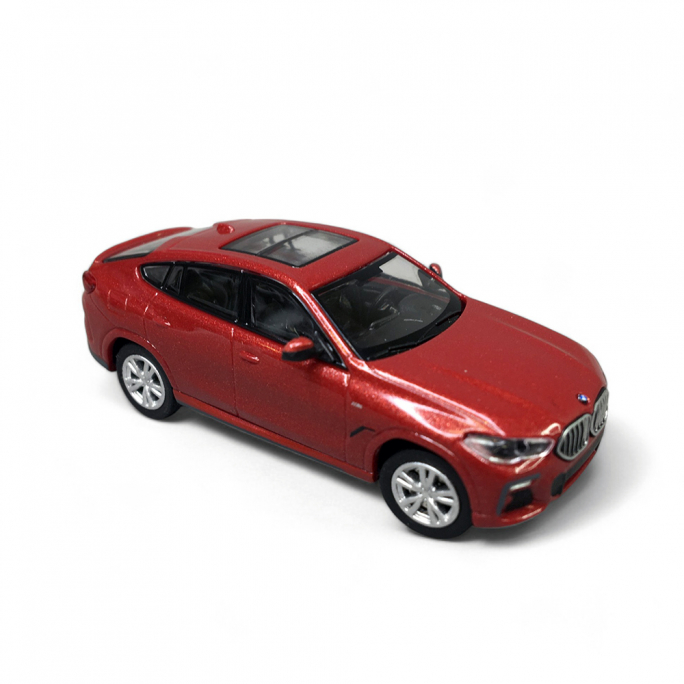 Bmw X6, 2020, Rouge métallique - MINICHAMPS 870 020522 - 1/87