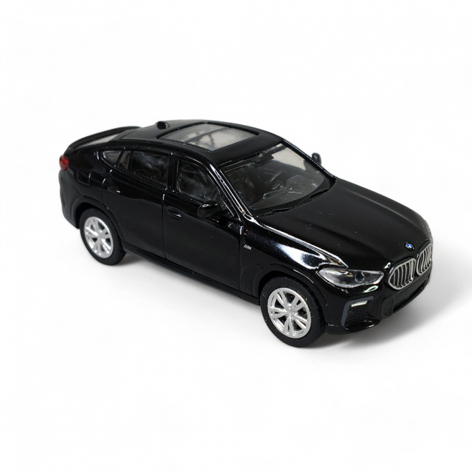 Bmw X6, 2020, Noir métallique - MINICHAMPS 870 020524 - 1/87