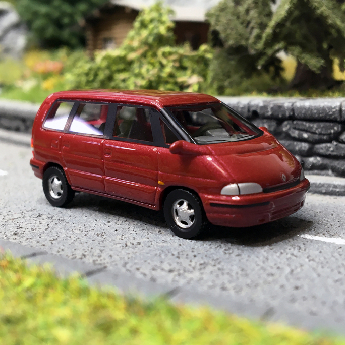 Renault Espace II, Rouge foncé - SAI 7250 - HO 1/87