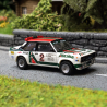 Fiat 131 Abarth, Alitalia N°2 Röhrl Monte Carlo 1978, Blanc - Brekina 22652 - HO 1/87