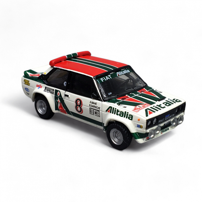 Fiat 131 Abarth, Alitalia, Darniche N°8, Monté Carlo 1978 - Brekina 22653 - 1/87