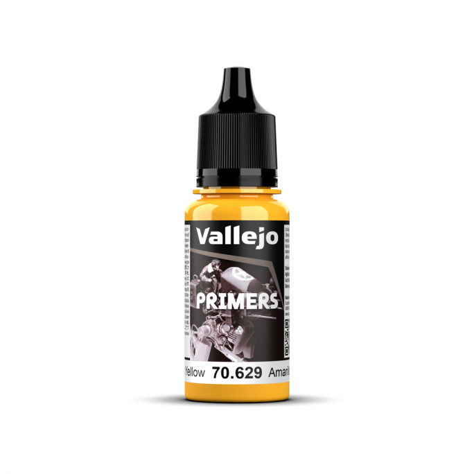 Peinture acrylique "Primers" Base Jaune Solaire 18 ml - VALLEJO 70.629