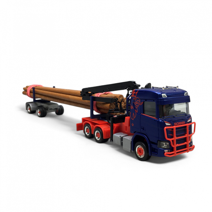 Scania CR 20 ND Langholz-Transporter - HERPA 316781 - HO 1/87