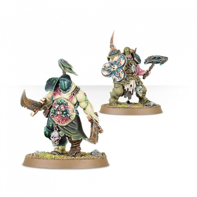 Warhammer AOS : Maggotkin Of Nurgle, Putrid Blightkings - WARHAMMER 83-28