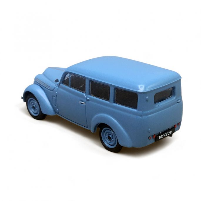 Renault Juvaquatre Familliale Vitré, Bleu Céladon - REE CB-176 - HO 1/87