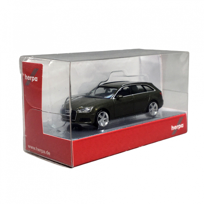 Audi A4 Avant, vert district métallisé - Herpa 038577-004 - HO 1/87