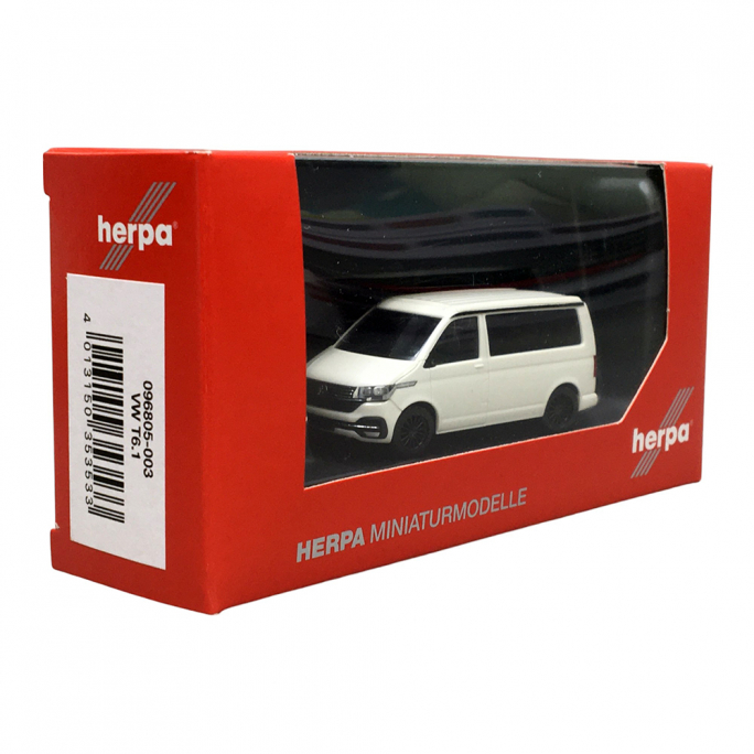 Volkswagen VW T6.1 Californie, blanc - HERPA 096805-003 - HO 1/87