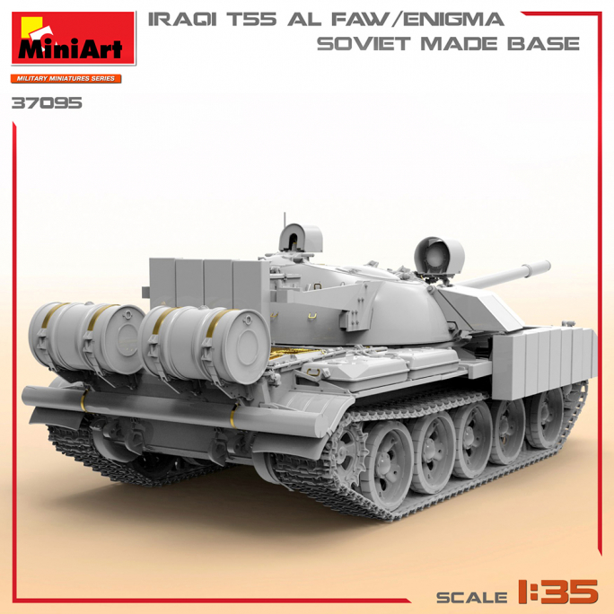 T-55 Irakien Al Faw/Enigma Base de Fabrication Soviétique, WW II Military Miniatures Series - MINIART 37095 - 1/35