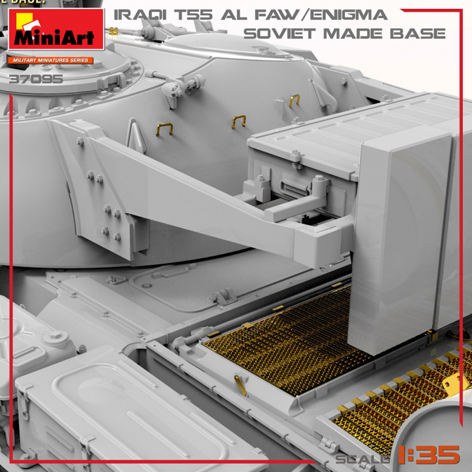 T-55 Irakien Al Faw/Enigma Base de Fabrication Soviétique, WW II Military Miniatures Series - MINIART 37095 - 1/35