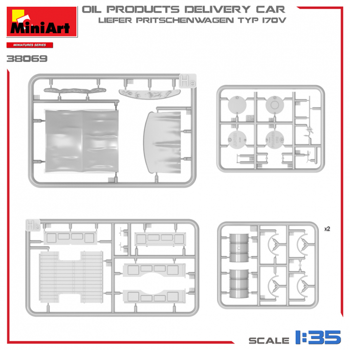 Voiture de livraison de produits petroliers, Miniatures Series - MINIART 38069 - 1/35