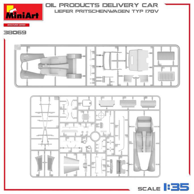 Voiture de livraison de produits petroliers, Miniatures Series - MINIART 38069 - 1/35