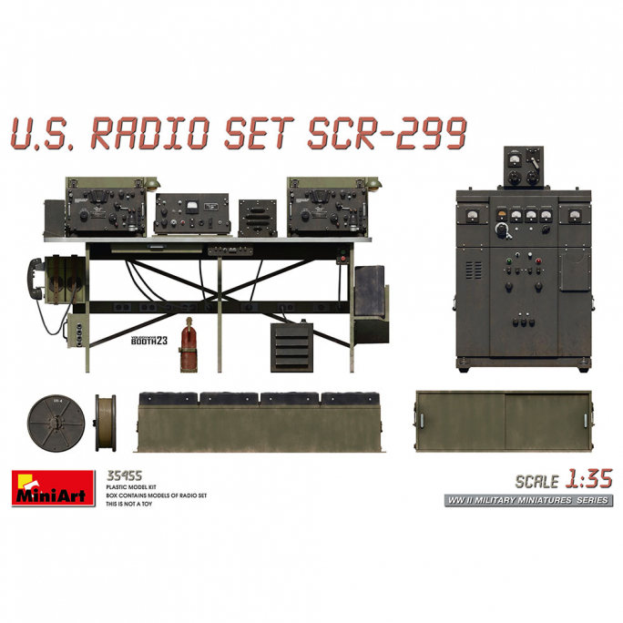 Radio Américaine SCR-299, WW II Military Miniatures Series - MINIART 35455 - 1/35