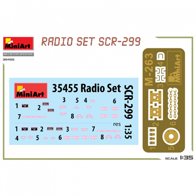 Radio Américaine SCR-299, WW II Military Miniatures Series - MINIART 35455 - 1/35