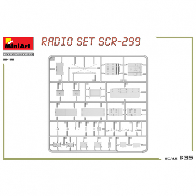 Radio Américaine SCR-299, WW II Military Miniatures Series - MINIART 35455 - 1/35