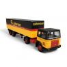 Camion Saviem SM 300 "Calberson", Noir à bande jaune et rouge - Brekina 78155 - HO 1/87