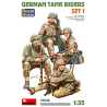 Kit de Conducteurs de char Allemands 1. Têtes en Résine - Série WWII Military Miniatures - MINIART 53022 - 1/35