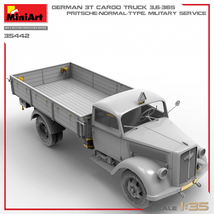 Camion Cargo Allemand 3t 3,6-36s. - WWII Military Miniatures Series - MINIART 35442 - 1/35