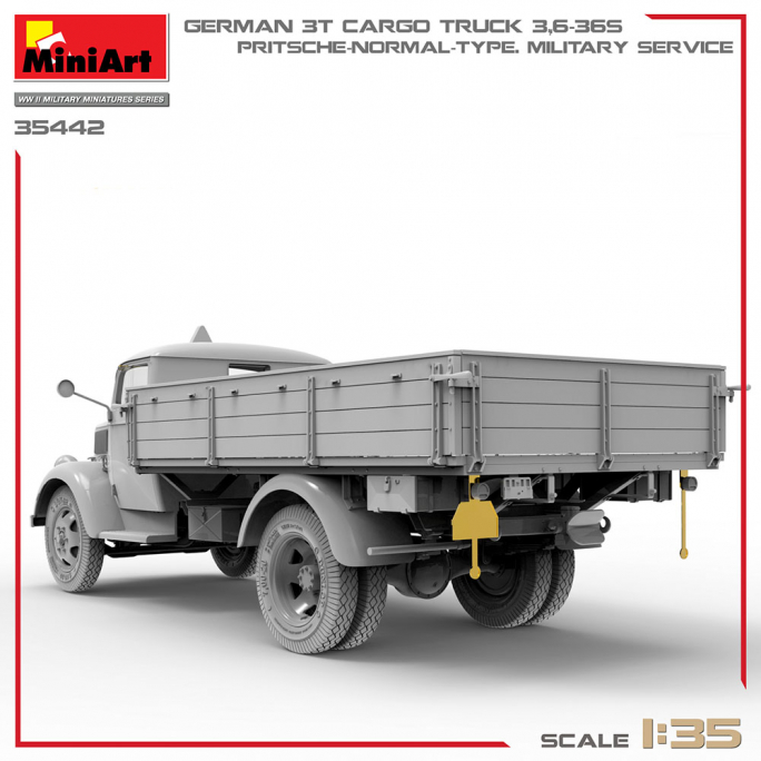 Camion Cargo Allemand 3t 3,6-36s. - WWII Military Miniatures Series - MINIART 35442 - 1/35