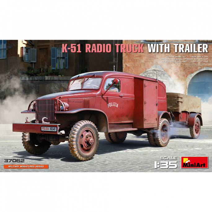 Camion Radio K-51 avec Remorque. WWII Military Miniatures Series - MINIART 37062 - 1/35