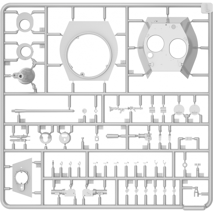 Sd.Kfz. 234/2 Puma. Kit Intérieur - WWII Military Miniatures Series - MINIART 35414 - 1/35