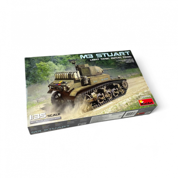 Char Léger M3 Stuart Initiale, WW II Military Miniatures Series - MINIART 35425 - 1/35