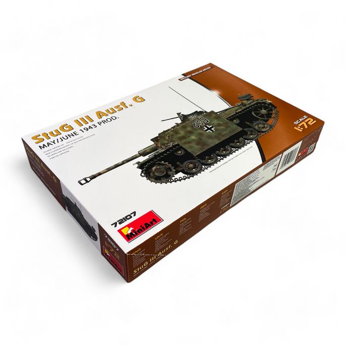 Tank StuG III Ausf. G, Mai - Juin 1943, WWII Military Miniatures Series - MINIART 72107 - 1/72