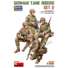 Kit 2 Conducteurs de char Allemand. Têtes en Résine, WWII Military miniatures Series - MINIART 53024 - 1/35