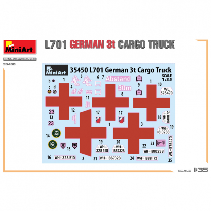 Camion de transport Allemand - WWII Military Miniatures Series - MINIART 35450 - 1/35