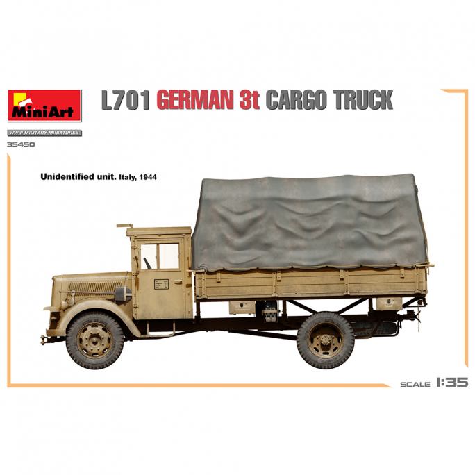 Camion de transport Allemand - WWII Military Miniatures Series - MINIART 35450 - 1/35