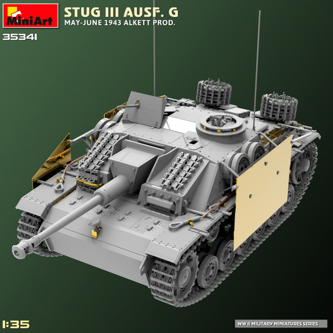 Tank StuG III Ausf. G, 1943, Chenilles hiver, Kit intérieur - MINIART 35367 - 1/35