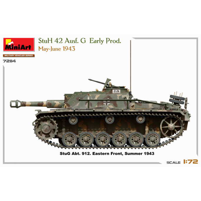 Stuh 42 Ausf.g early prod. , Military Series - MINIART 72114 - 1/72