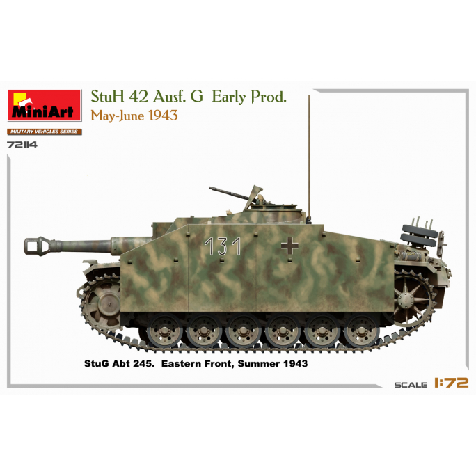 Stuh 42 Ausf.g early prod. , Military Series - MINIART 72114 - 1/72