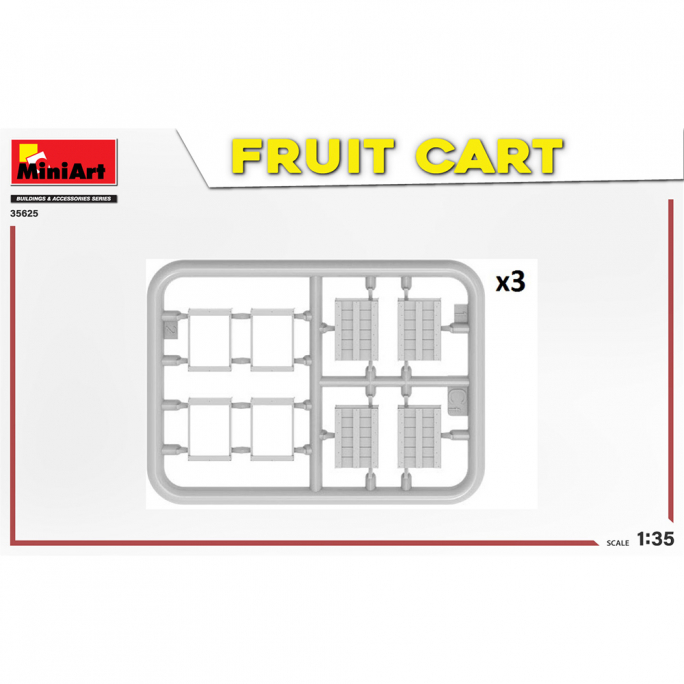 Stand de fruits, Buildings & Accessories Series - MINIART 35625 - 1/35